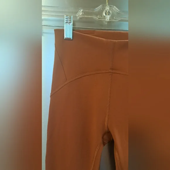 Ladies Lululemon Instill High-Rise Tights Athletic Yoga Gym Train Cinnamon 2 - Picture 5 of 8